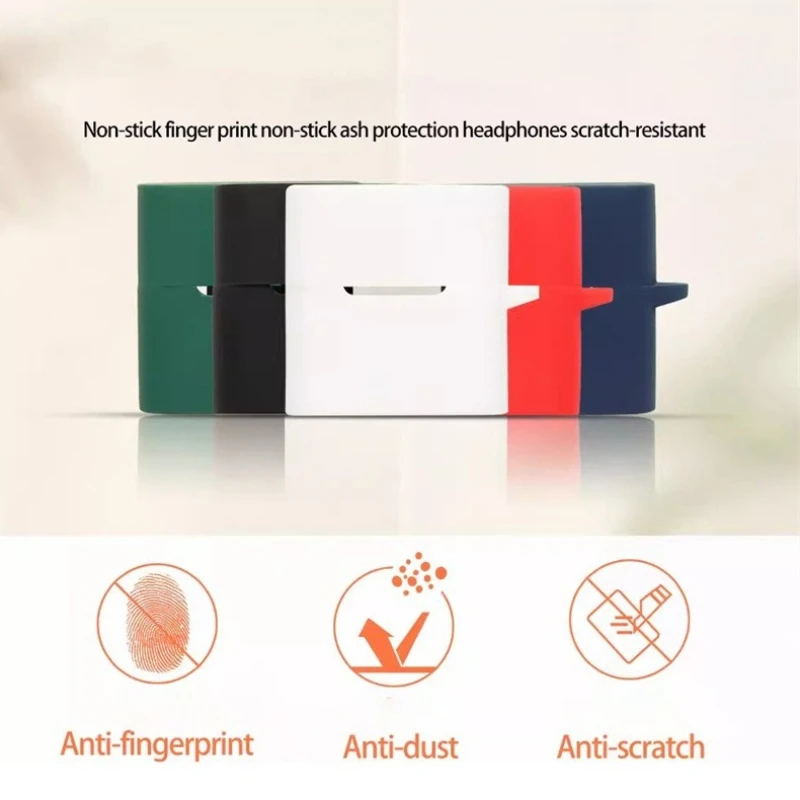 Case For FIIL CC 3 Original Soft Liquid Silicone Shockproof Cover For FIIL CC 3 Skin Shell