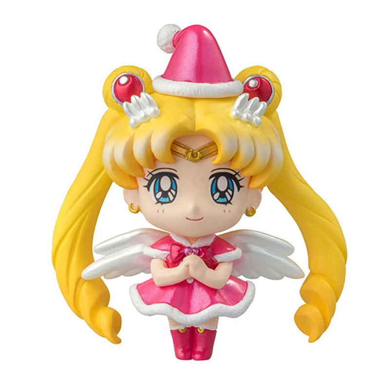 Anime Pretty Guardian Sailor Moon Christmas Special Outer Planets Ver. PVC Action Figure Collectible Model Kids Toys Doll 5pcs