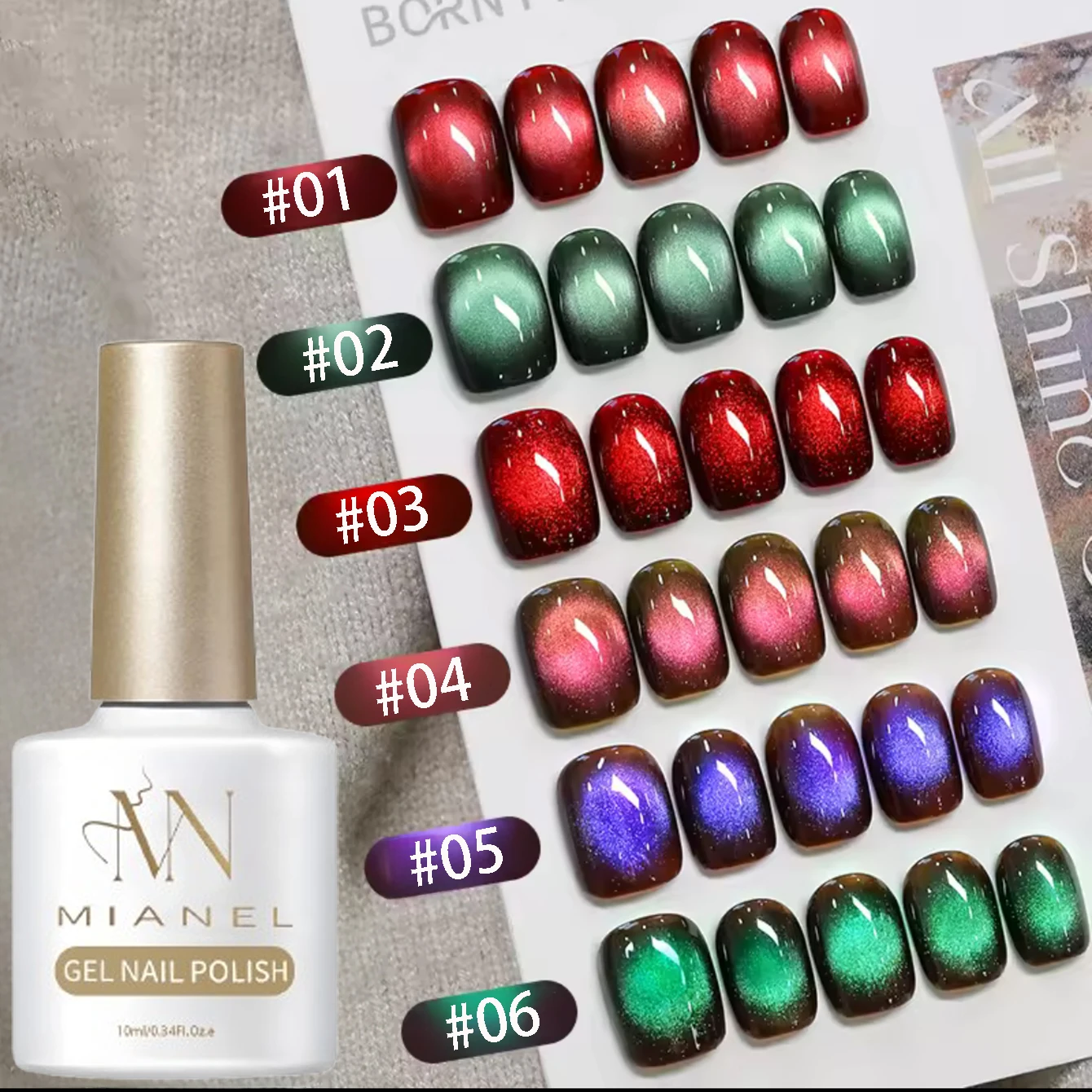 Photography Lighting Gel - MIANEL 10ml Summer Red Green Cat