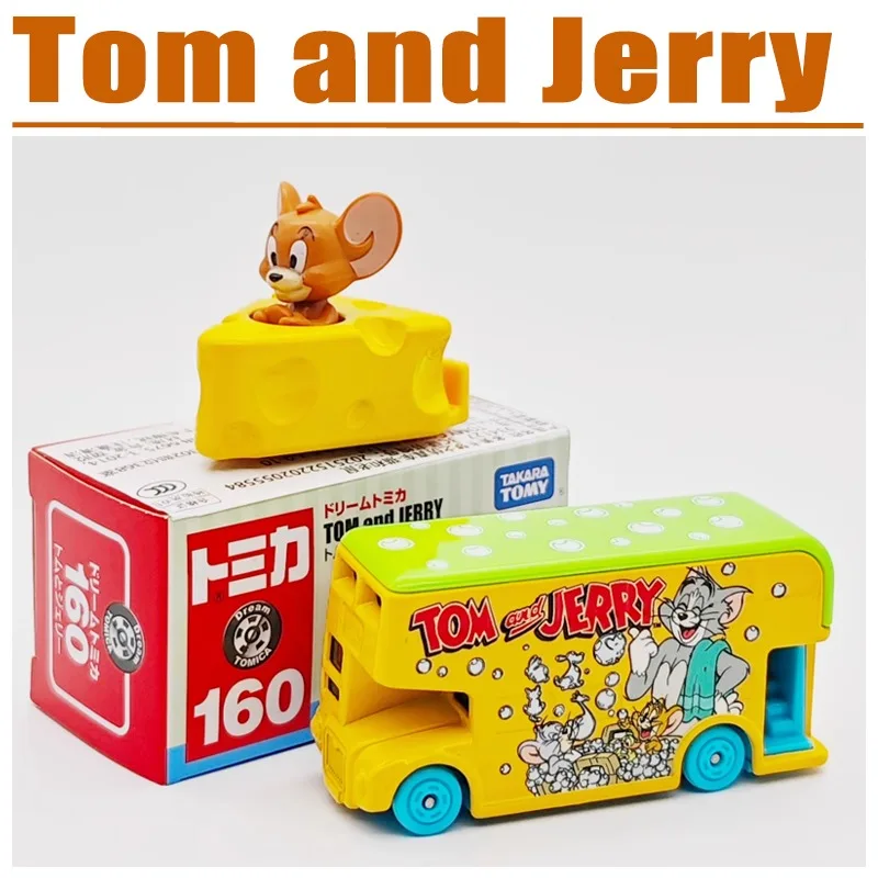

TAKARA TOMY Dream Tomica Tom and Jerry Bus Alloy Toy Motor Vehicle Diecast Metal Model Gifts