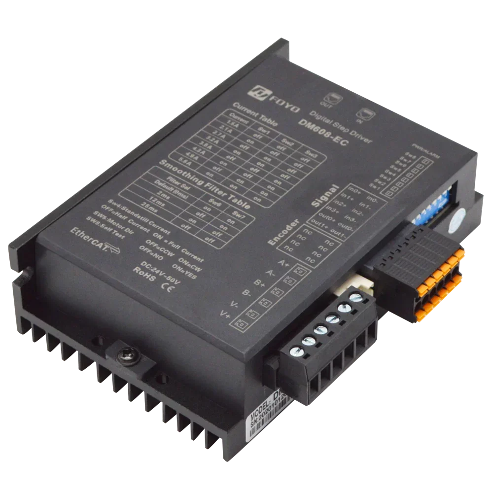 2026/2 Phase Digital Stepper Driver Ethercat Drive Nema 17 23  34 Stepper Motors Motion Controller