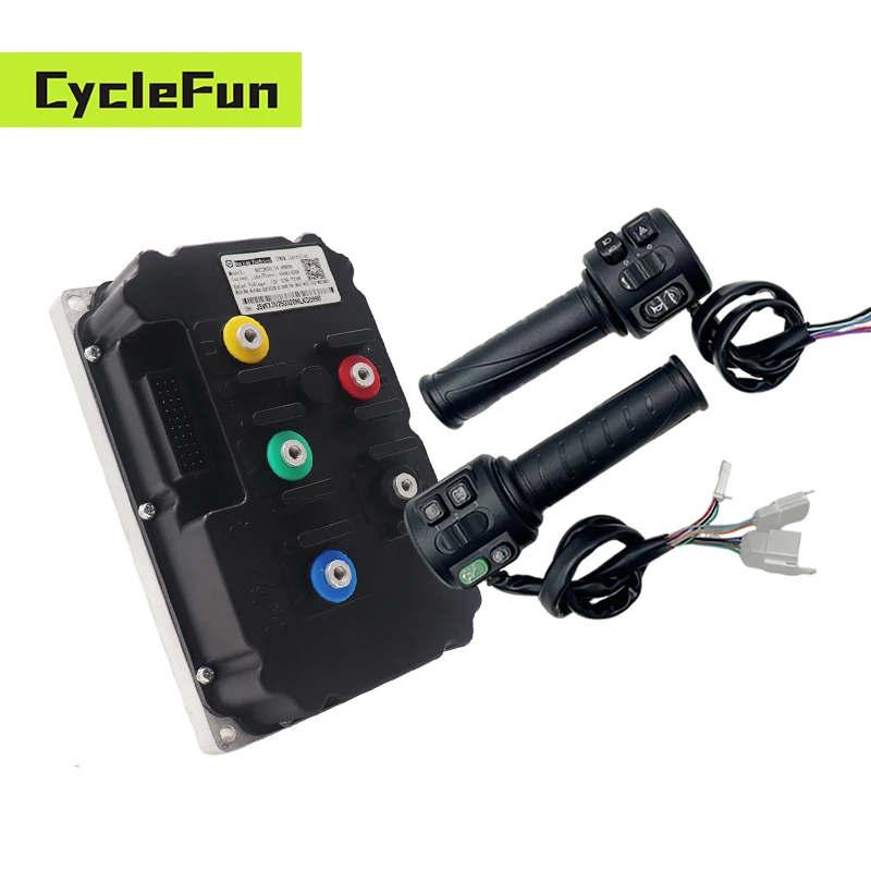 

FarDriver ND72850 72V DC 450A Phase 850A BLDC Sine Wave Programmable Controller T08 Throttle Electric Motorcycle ATV Car Motor