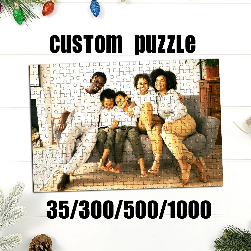 Personalized Custom Photo Puzzle Custom DIY Puzzle Photo Portrait Handmade Birthday Gift, One-Of-A-Kind Gift For Celeb