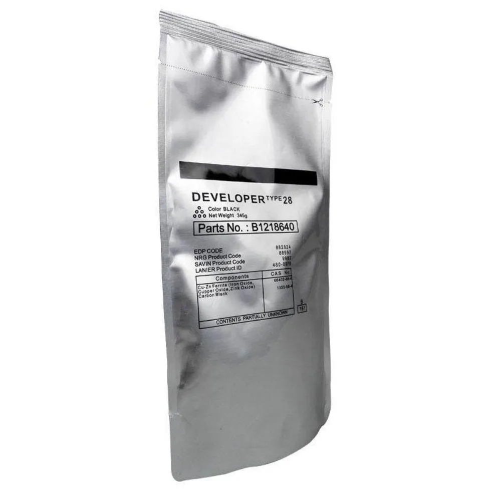 einkshop 345g/bag Type 28 Developer Black  For Ricoh MP1813L 2001 2013 2501 2014 mp2501 2001L 2013 1813L 2501L 1813
