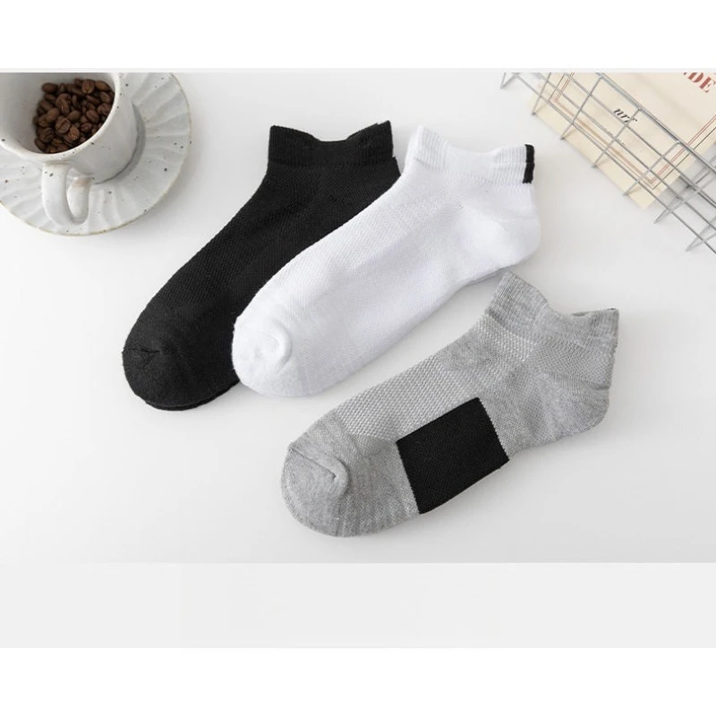 1 Pairs Breathable Mesh Athletic Terry Socks Reduces Foot for Running Hiking & Sports Cushioned Moisture-managing