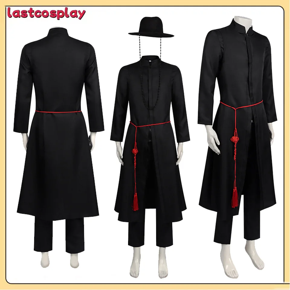 

Demon Cartoon TV Hunters KPop Saja Cosplay Boy Costume Men Roleplay Hat Shirt Coat Pants Outfits Halloween Long Jacket Suit