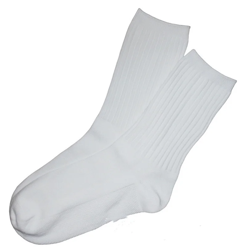 Children's School Cotton Socks Breathable Absorbing Sweat Sport Thick Socks White Black Gray Sizes 18-28 Student Footwear