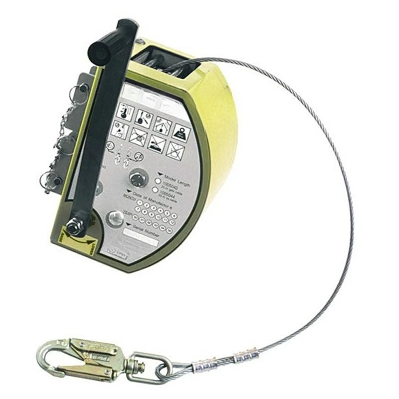 1005042 winch galvanized material 6.5mm long 20m rescue winch take-off and fall prevention winch