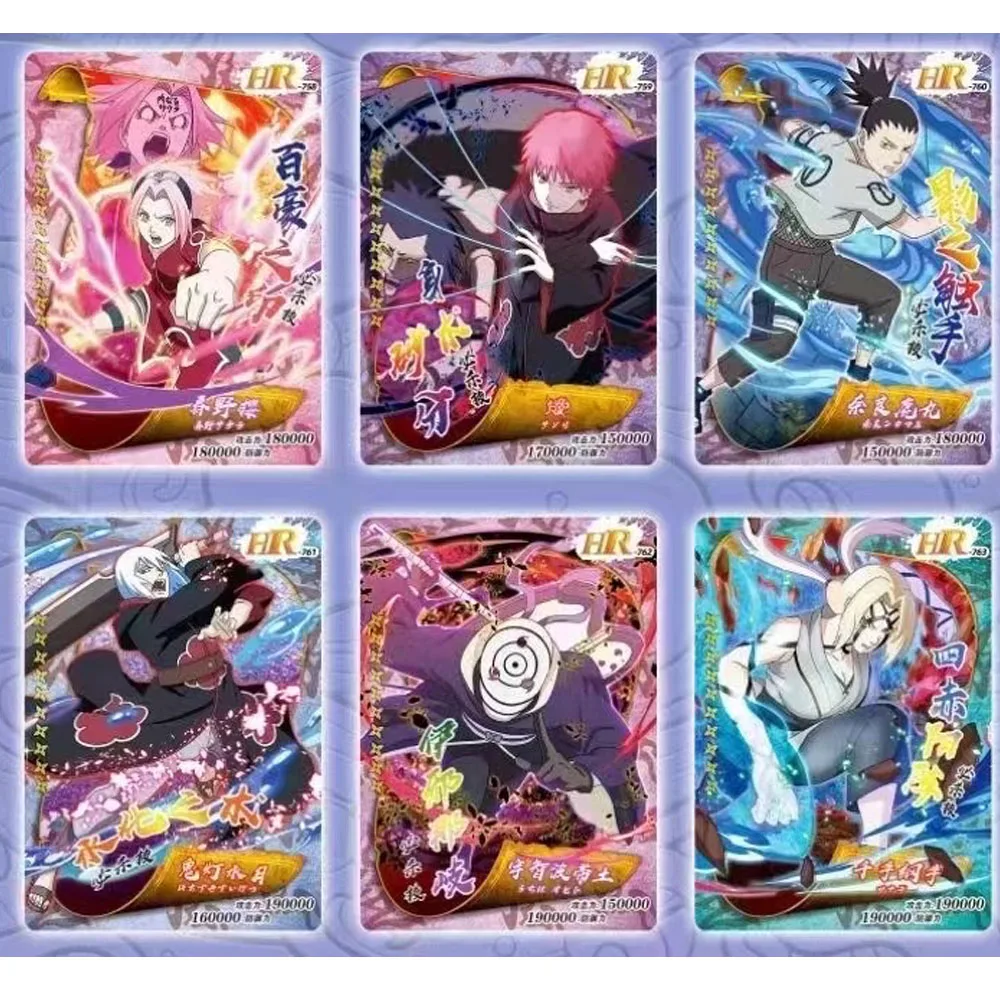 Wholesale Bargain Price Little Dino Naruto Card Complete Series Booster Box Rare Complete Peripheral Collection Toy Cards gift