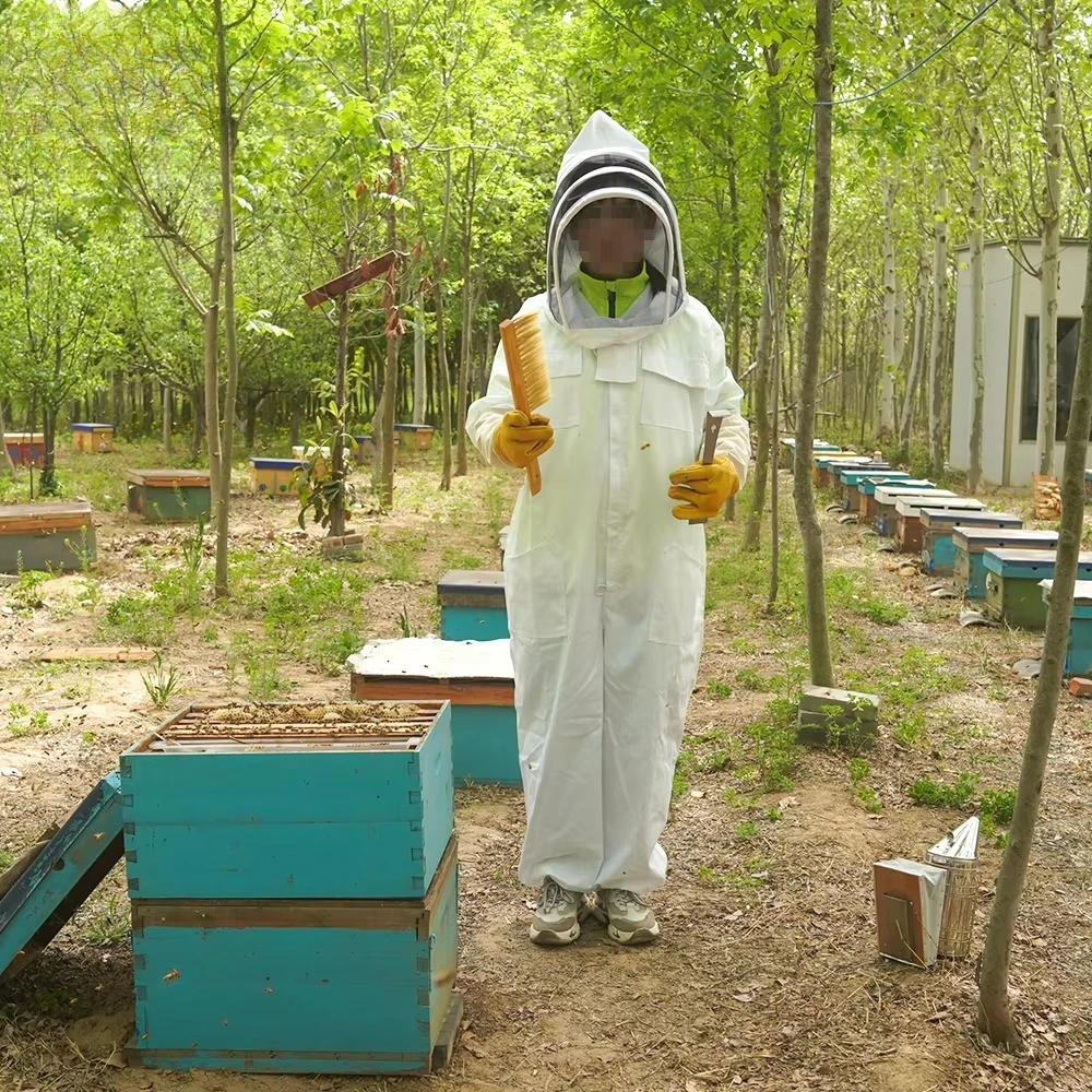 Beekeeping Equipment Cotton Beekeeping Suit Protection 3 Layer Ventilated Beekeeper Beekeeping Suit