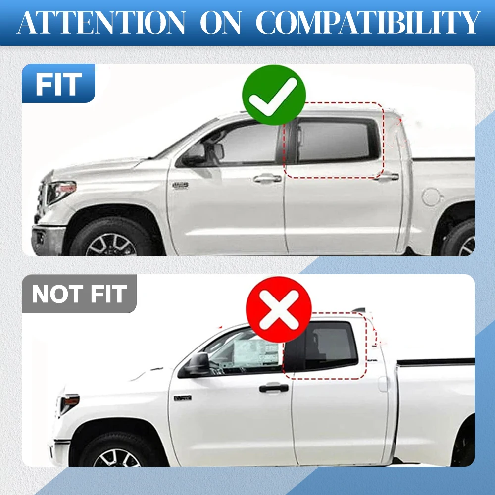 Listwa uszczelniająca dachu lewa prawa do Toyoty Tundra Crewmax/Crew 2007-2020 75551-0C060 75552-0C060