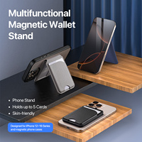 DUX DUCIS For iPhone 16ProMax Magnetic Card Wallet Stand iphone 12 13 14 15plus Magsafe Credit Card Holder Pu Leather Cardholder