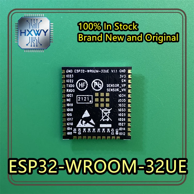 (1/3 pcs) ESP32-WROOM-32UE-N4  SMD package  Brand new original  Best-selling item  In stock fast dispatch  Genuine product