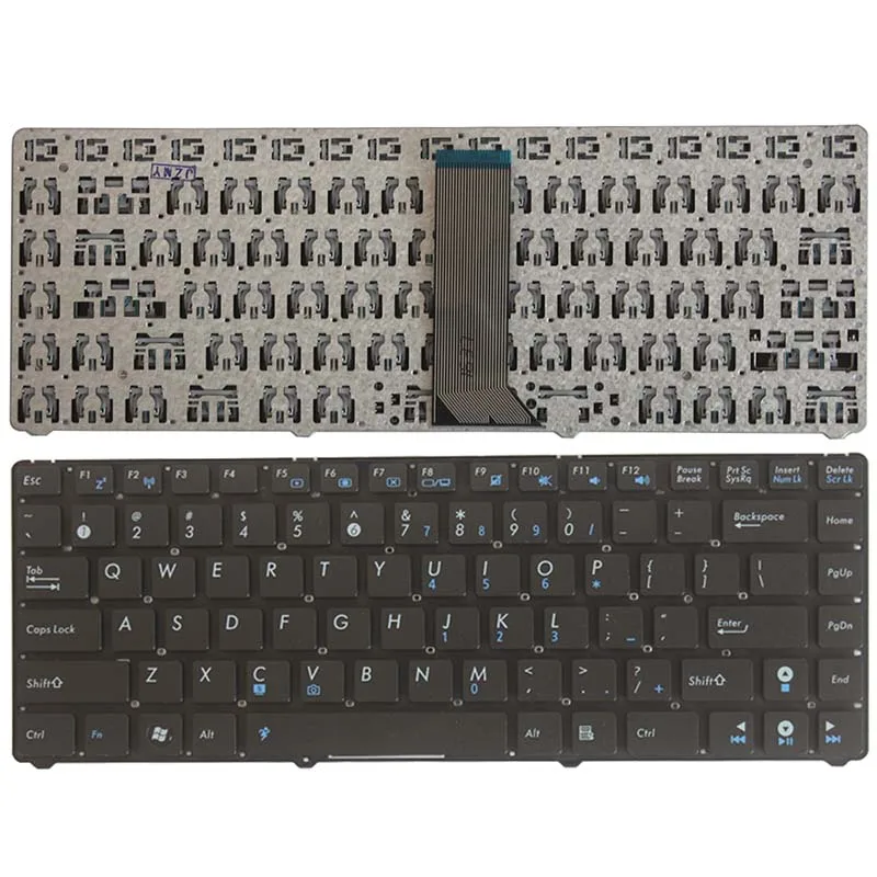 US laptop Keyboard for ASUS EEE PC EPC 1201 1215 U20 U20A UL20 1201HA 1201T 1201N 1201K English Black without frame