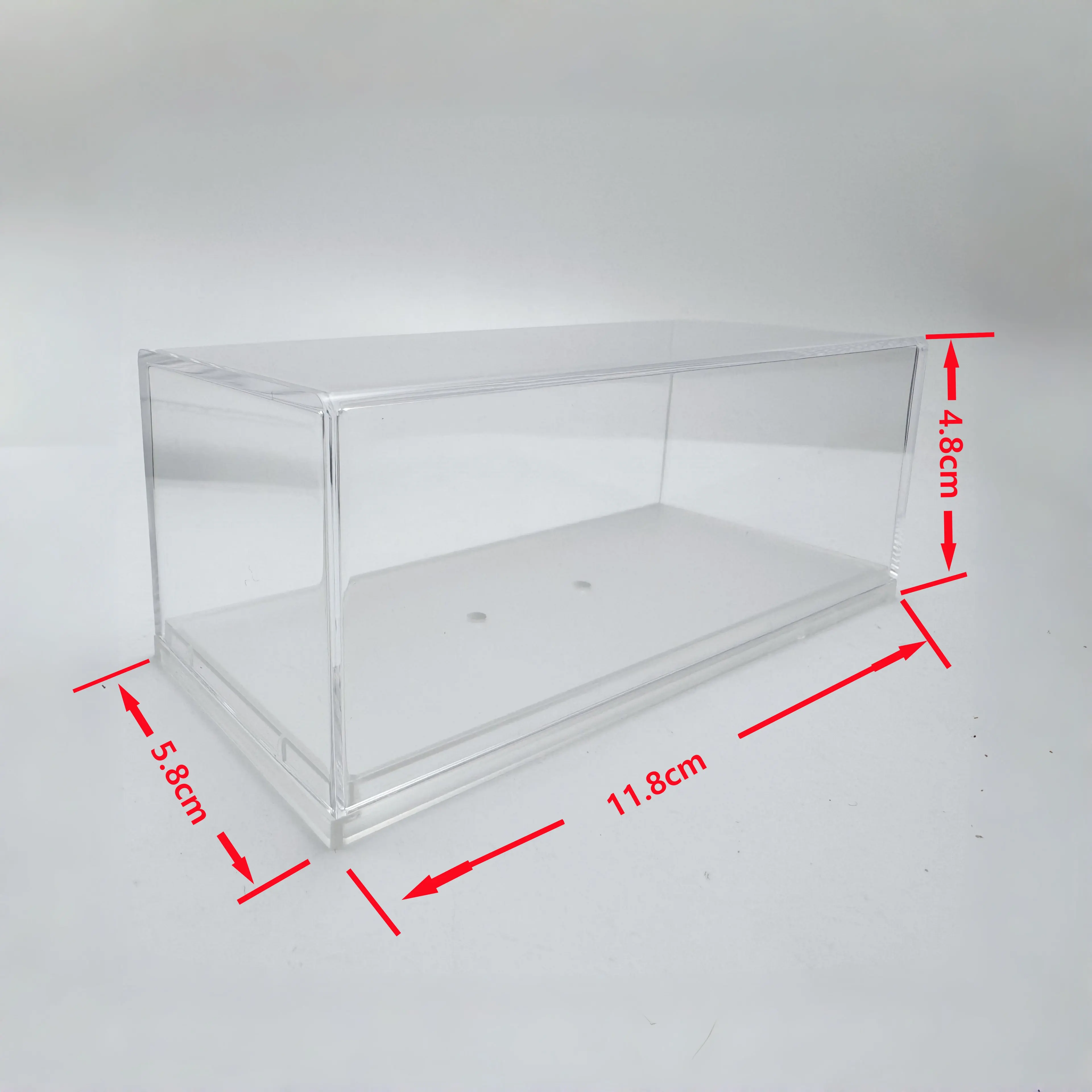 

1/64 Scale Car Model Acrylic Dust Cover Professional Diecast Display Cover High Transparency Dustproof Protective Showcase For C