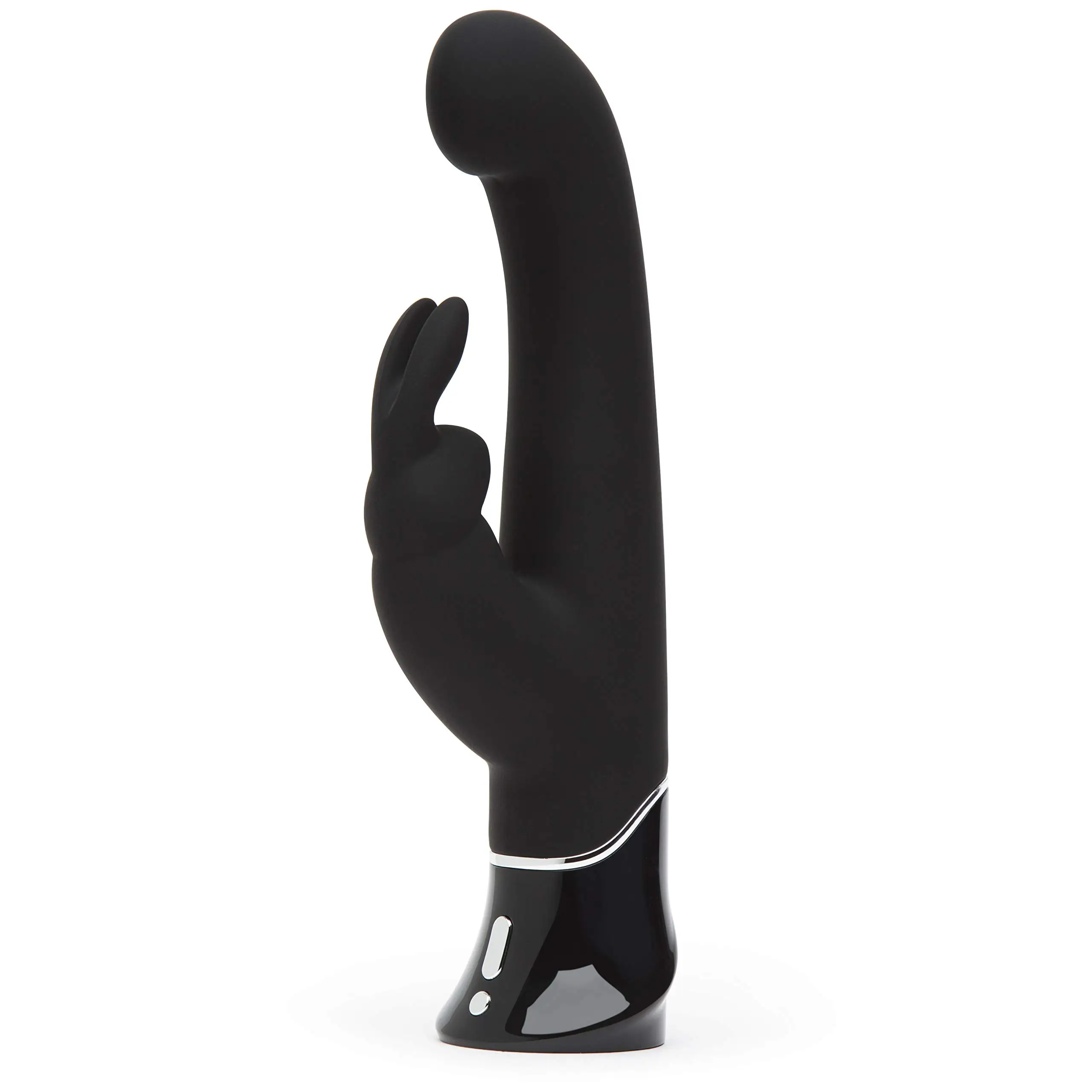 

Fifty Shades of Greedy Girl Rabbit Vibrator-5.5 Inch Silicone G Spot Vibrator-Double Stimulation Adult Sex Toy-Rechargeable and