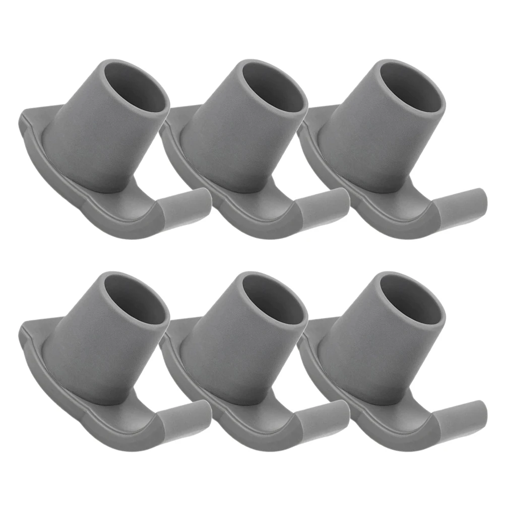 

6 Pcs Walker Foot Pads Ski Glides Heavy Duty Accessories for Walkers Foldable Cane Glide Sliders Antislip Durable Replacement
