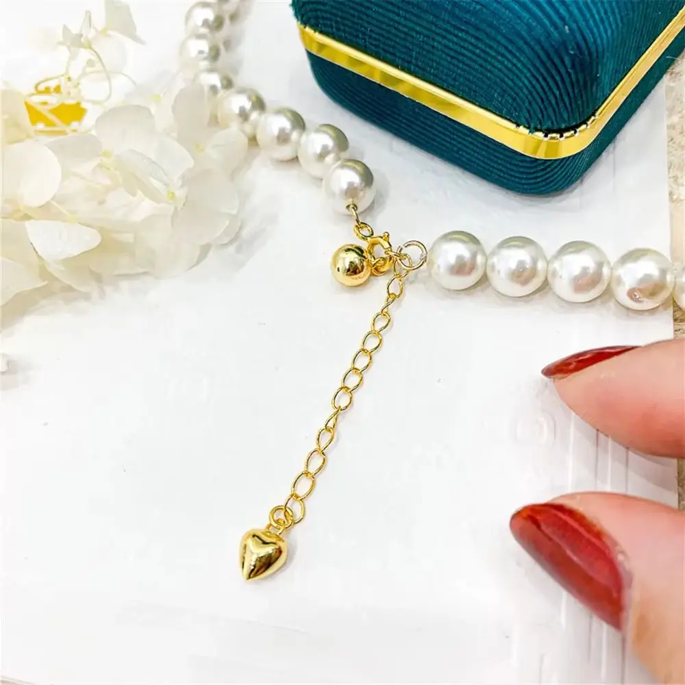 

Solid S925 Sterling Silver Bracelet Clasps & Hooks DIY Handmade Pearl Necklace Connectors Material Fine Jewelry Accessories K001