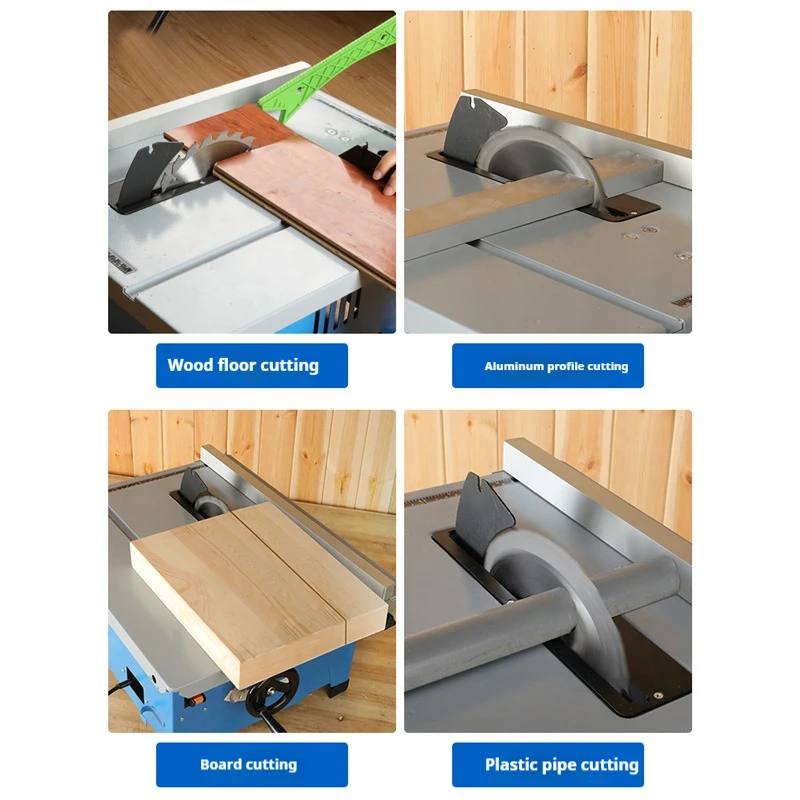 8 Inch Circular Saw Wood 1800W Woodworking Dust-Proof Electric Cutting Tool Multi-Function Precision Table Saw