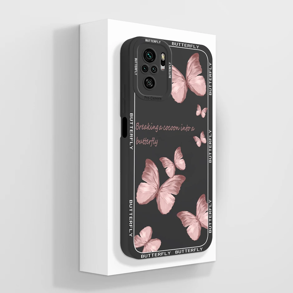 For Xiaomi Poco M5 M5S 4G Phone Case Advanced Sense Flower Silicone Soft TPU Shell For XiaomiPocoM5 M5S 4G Prevalent Funda Cover