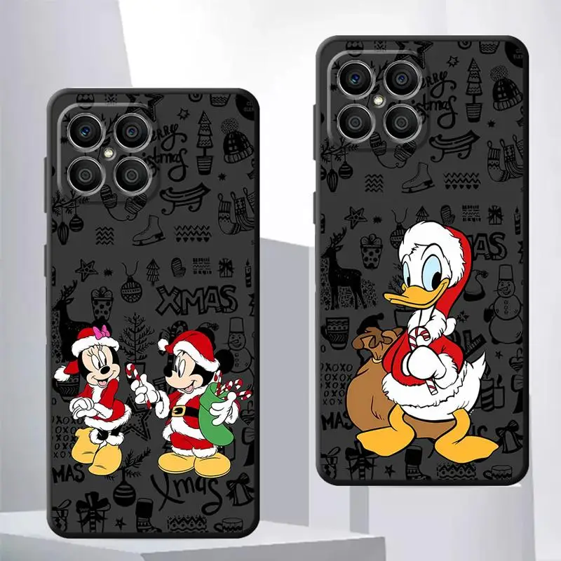 

phone Cases for Huawei Honor X6a X8a case X7 P30 Pro 90 X9a X8 X6 Magic 5 7 funda Antiscratch cover Christmas Minnie Winnie Pooh