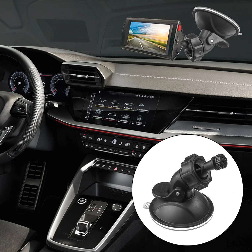 Car Mounted Recorder Bracket for Dash Cam Holder Camera Stand Suction Cup 4mm Screw Interface Suction Cup Base Bracket