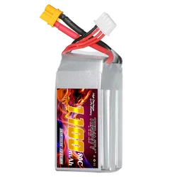 TREANTY Batería LiPo 3S 11,1V 1100mAh 80C/160C XT30 para drones FPV