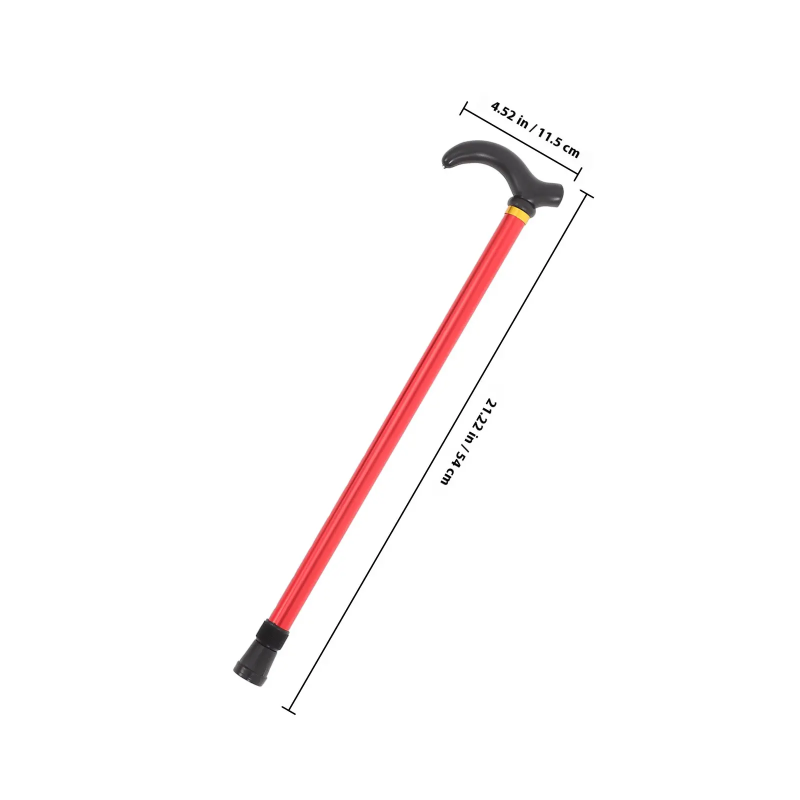 Telescopic Elderly Walking Stick Hiking Pole Ergonomic Grip Nonskid Anti-Slip Portable Trekking Pole for Climbing Outdoor