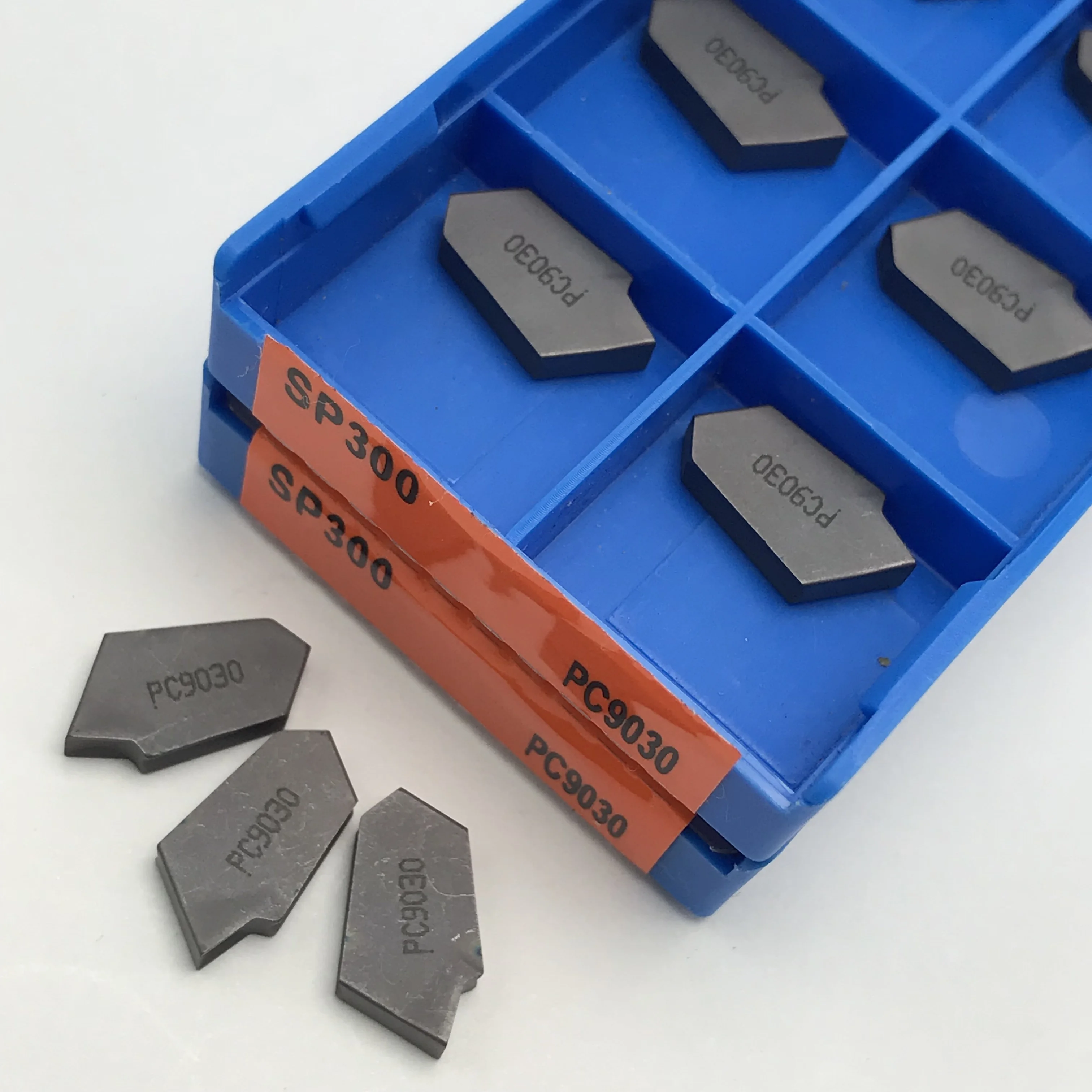 Imagem -03 - Grooving Cutting Tool Turning Insert Carbide Inserts Lathe Cutting Tool Sp200 Sp300 Sp400 Pc9030 Nc3020 Nc303 Alta Qualidade