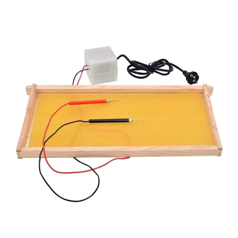 

Bee electric wax embedding machine, with clip beeswax ransformer, for beekeeping beehive frame embedding machine