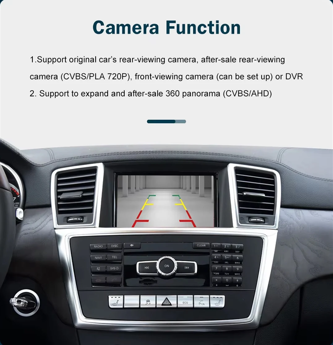 ANYFAR Wireless CarPlay For Mercedes Benz A B C E Class W246 W176 GLK W204 X204 ML NTG4.5 Module With Android Auto  BT