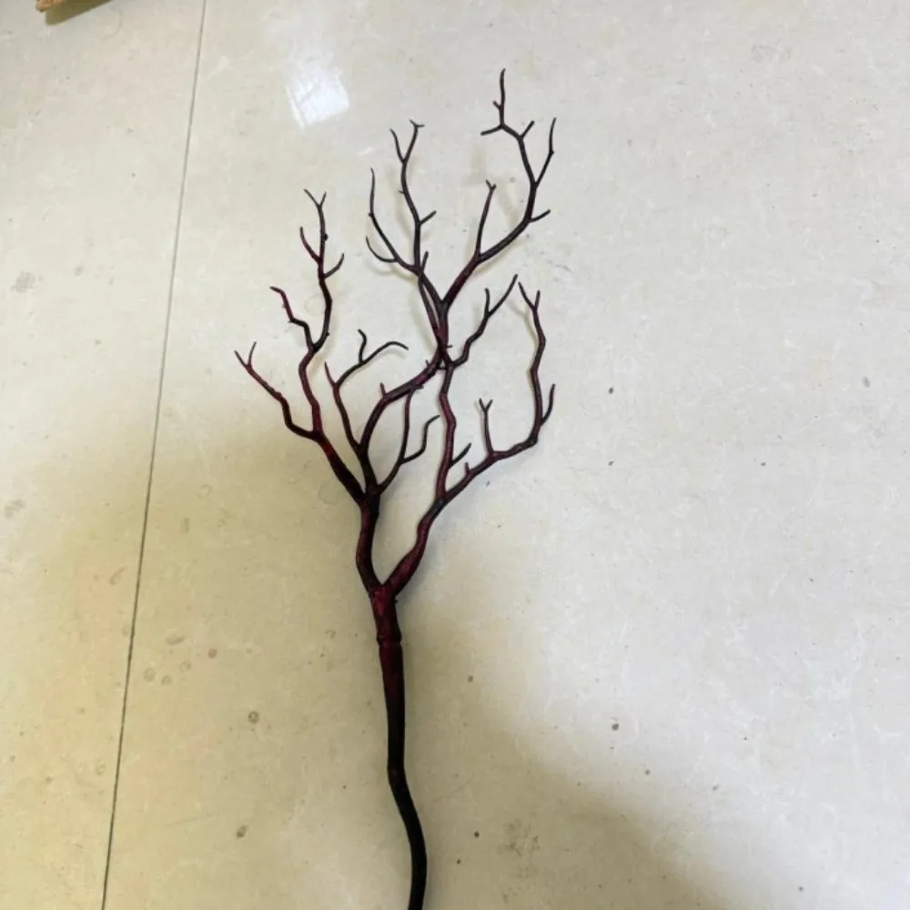Neue Lange Künstliche Pflanzen Plastik Dekorative Künstliche Baumzweige Geweihförmige Korallenzweige Wohnzimmer-Ornamente – Detail 17