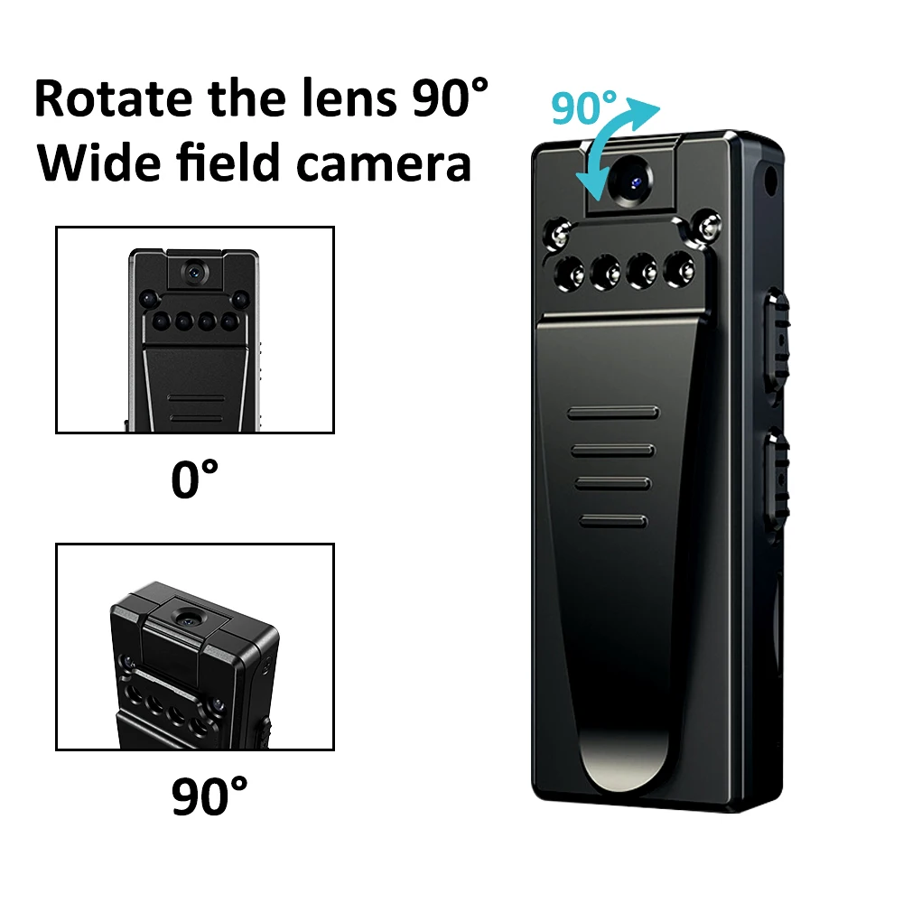 Vandlion-赤外線暗視カムコーダー,a7スポーツdv,ビデオ録画,モーション検出,90度回転レンズ,720p