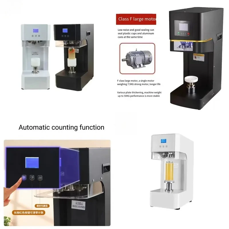 350ml Beverage Can Sealing Machine Tin Can Sealer Automatic Capping Device for Aluminum Drink Cans Manual Sealing Tool