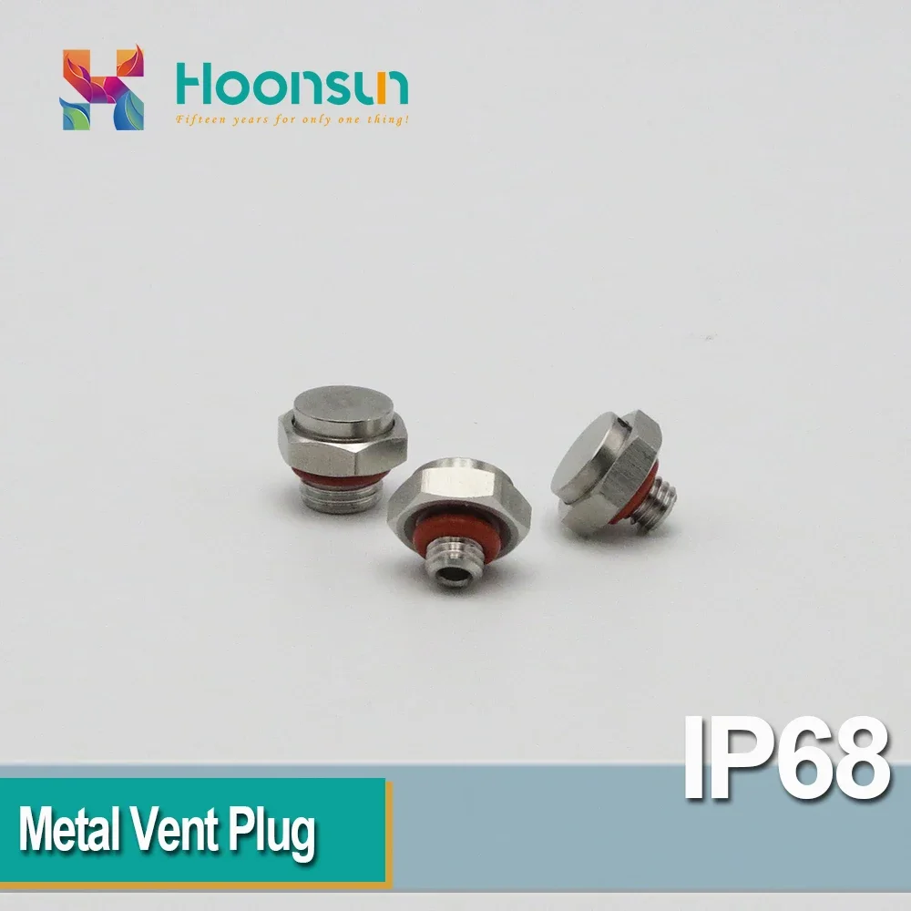 통풍구가 있는 5개 M16 금속 나사 플러그 스테인레스 스틸 304 M16x1.5