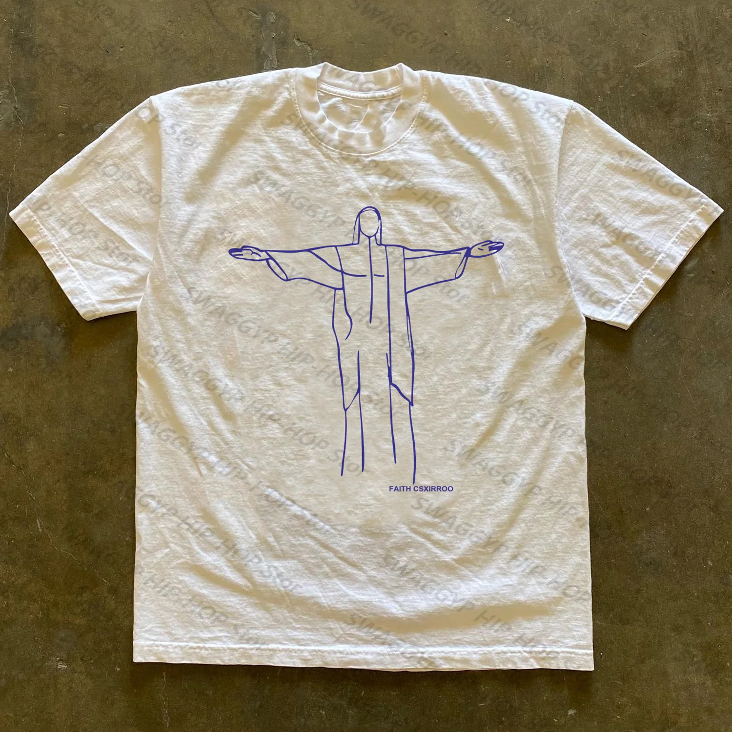 

260 Grams Of Heavy Cotton! Open Hands Instagram American Retro Loose Short-Sleeved T-shirt Classic Vintage Unisex Tops Kid/Adult