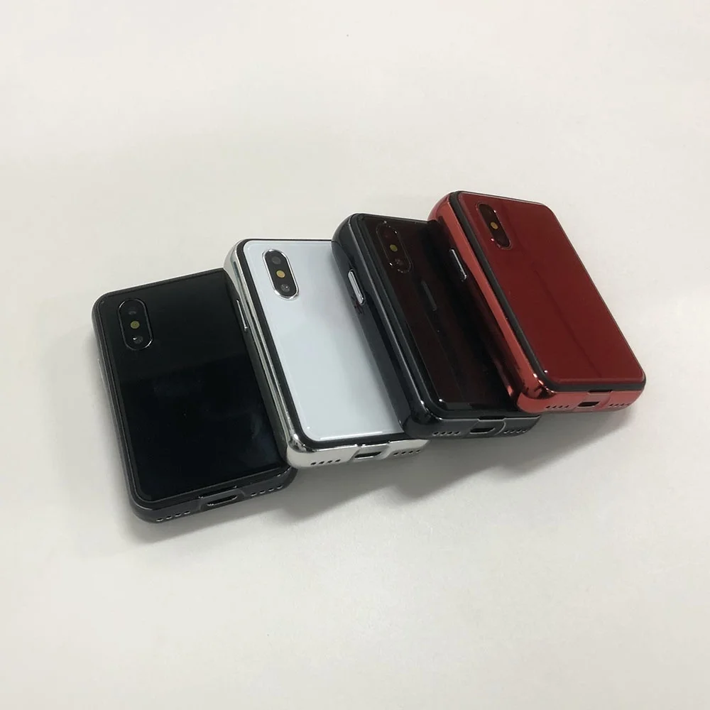 8XR Super Mini Smartphone 1.77inches Touch Display 2G GSM Mobile Phone Wireless Dialer Small Phone SMS Multimedia CellPhone