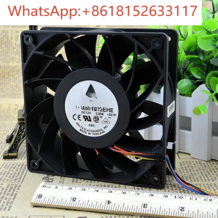 3 個 3A 12cm ファン FFB1212EHE 12V PWM 3.0A