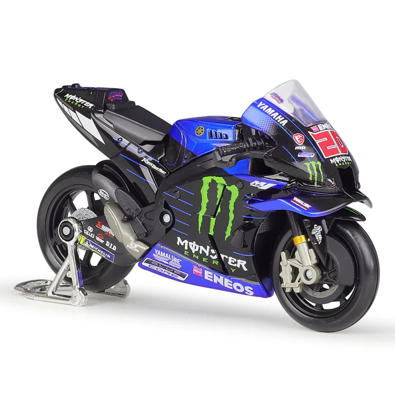 

Maisto 1:18 Motorcycle 2022 YZR M1 GP Yamaha Factory Racing Team Model Motor Bike Miniature Race Toy For Gift Collection