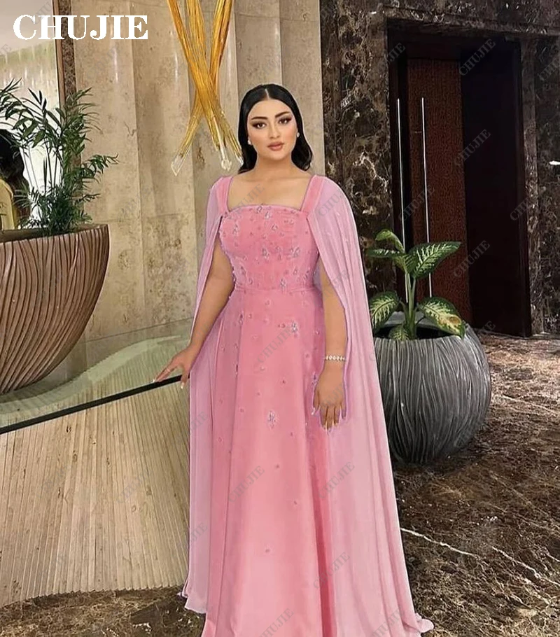 Femmes robes de soirée perles formelles paillettes Robe de soirée Araba dubaï cristal robes de bal personnalisées Robe en mousseline de soie Robe de bal فساتmavera