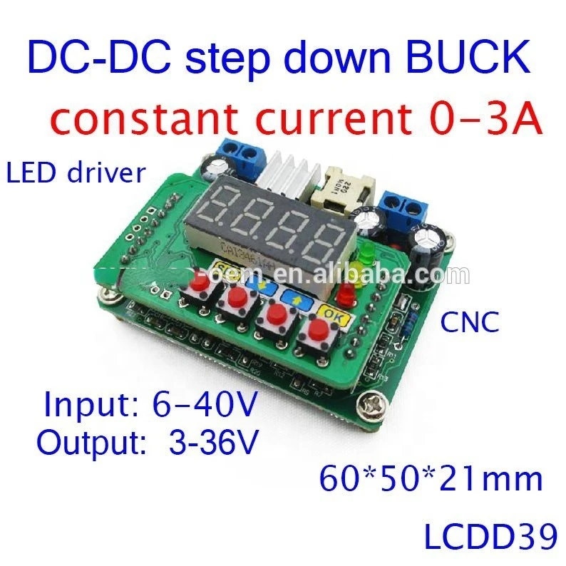 DC - DC constant voltage constant current lifting pressure module LED solar charging B3603 high-precision numerical control