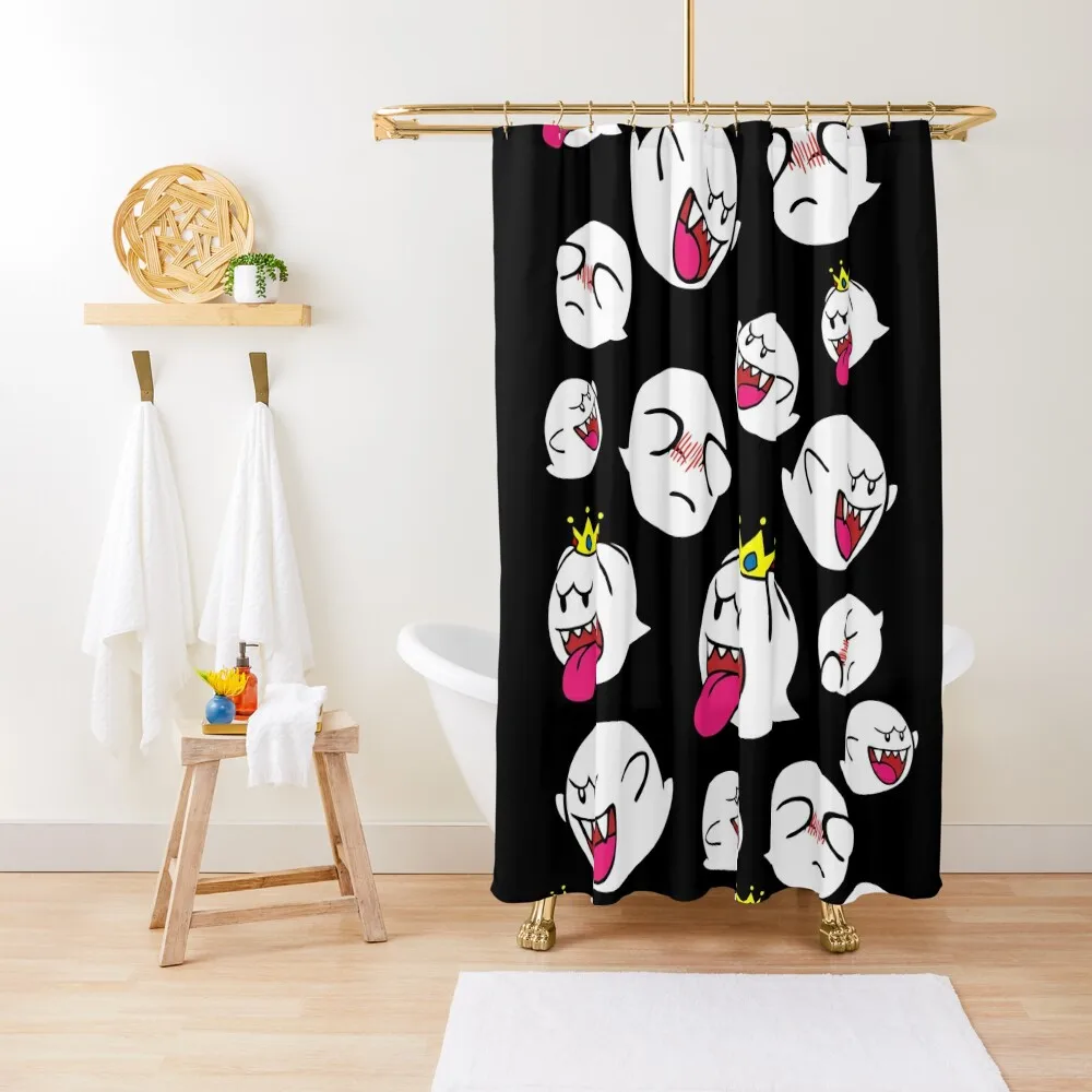 

King Boo Swarm Shower Curtain Bathroom Shower Curtains Bathroom Shower Curtains