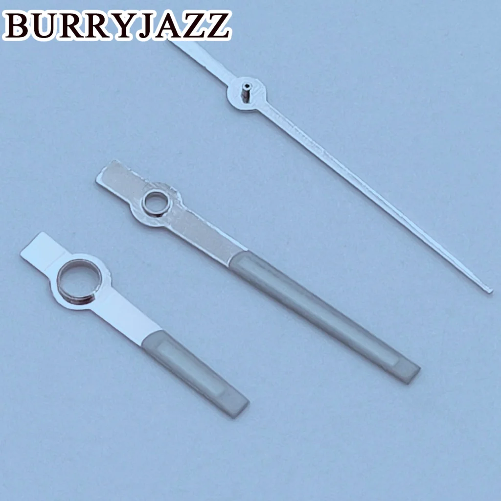 BURRYJAZZ NH35 NH36 NH38 7S26 7S36 4R35 4R36 Watch Hands Silver Gun Gold Rose Gold Hands Green Luminous