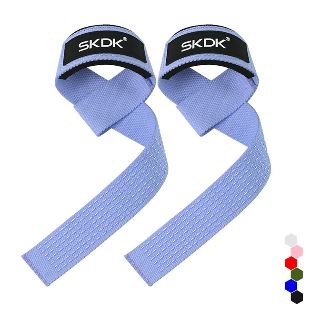2Pcs Gewichtheben Handgelenk Riemen Kraft Training Einstellbare Nicht-slip Gym Fitness Hebe Strap Handgelenk Unterstützung Sport Grip Band – Detail 8