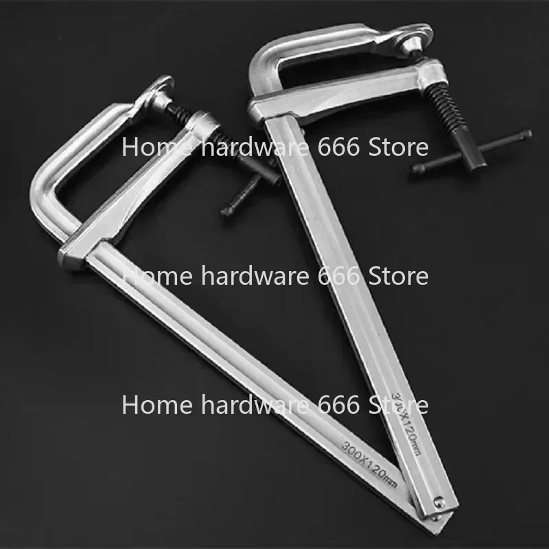 Industrial Grade All Steel Forging F Clamp Heavy Duty Screw F Clamp All Steel Tooling F Clamp Mould Fixed Clamp Woodworking