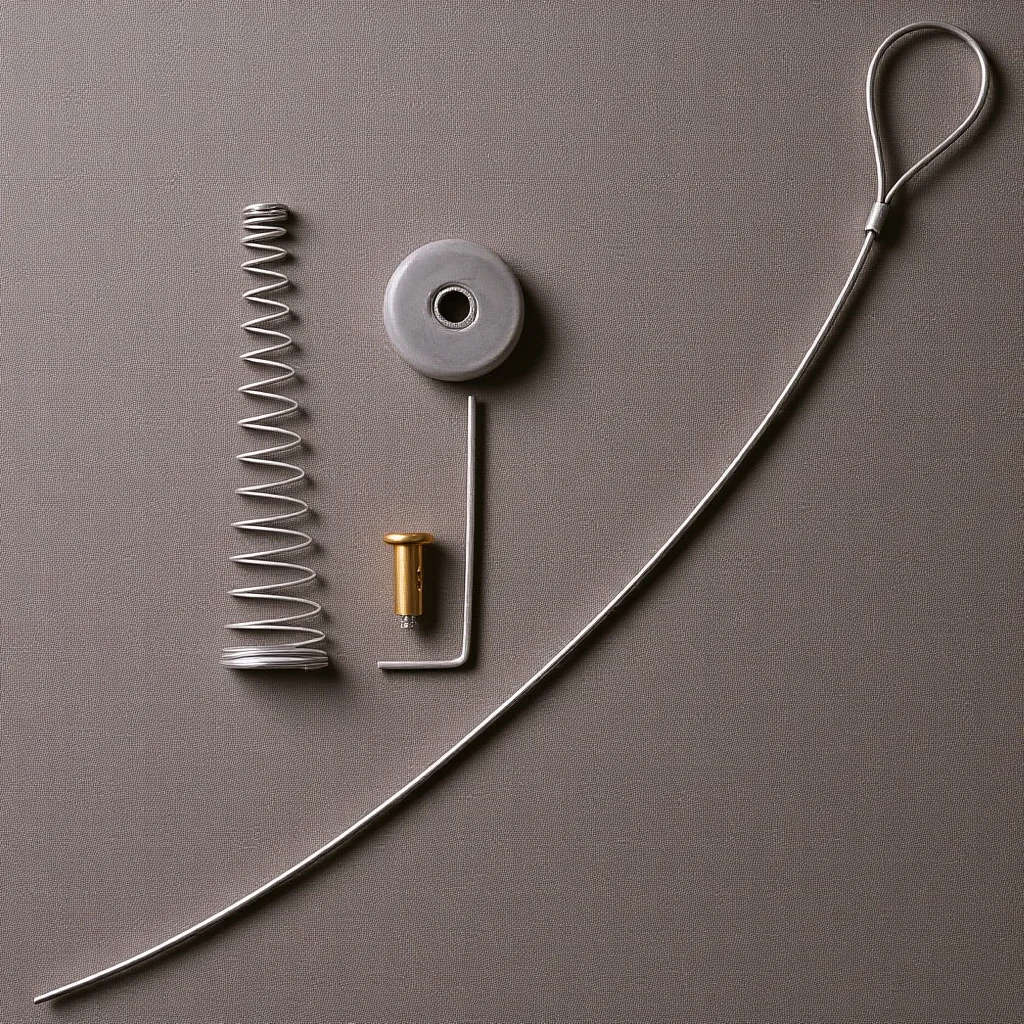 

1 set 1 Set Stainless Steel Gate Latch Pull Adjustable For Outdoor Fence Wood Metal Gates Durable Hardware Tool Garden Supplies