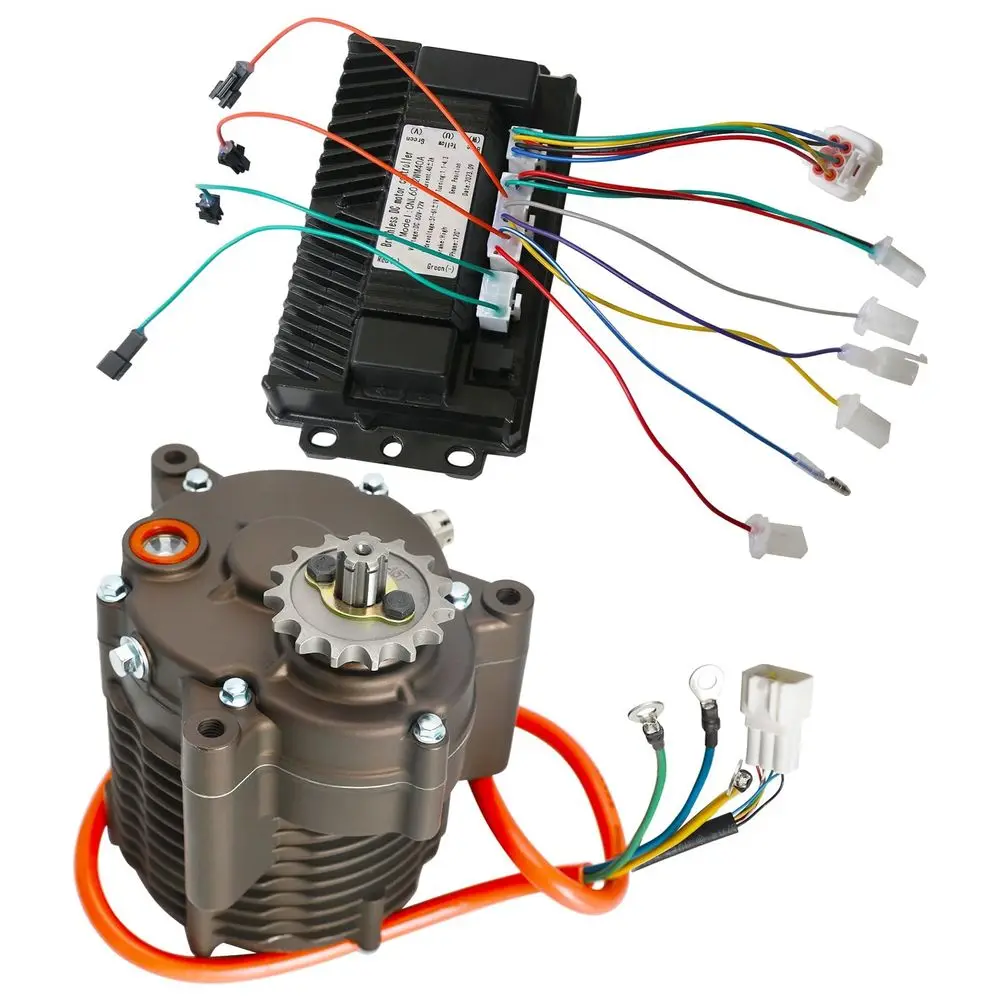 

Speed 1000W 72V Brushless Electric Motor with Sine Wave Controller for Go Kart ATV Quad Buggy Scooter Golf Cart