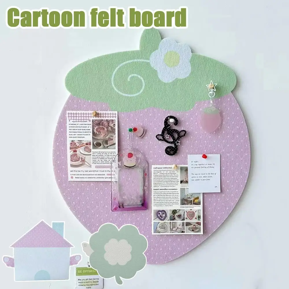 Ins Style ورأى مجلس لطيف الفراولة أربع أوراق البرسيم مجلس جدار عرض مجلس ورأى الألم مجلس جدار عرض الصور لوحات