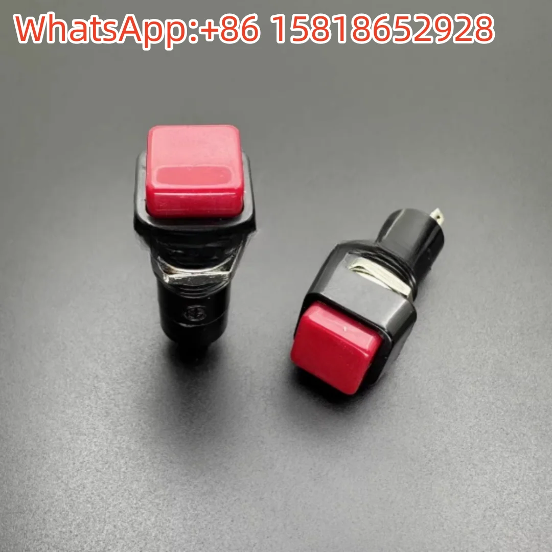

5pcs R13-23A Square Non-Locking Reset Push-Through Push-Through Button Switch Opening 12MM PBS-12A Taiwan SCI New Entry