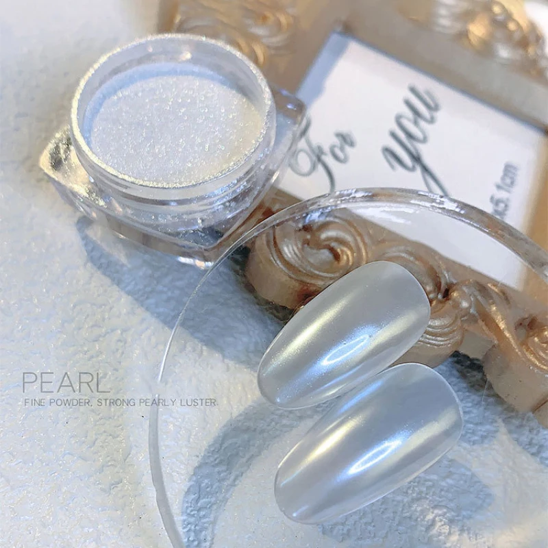 Fairy White Long-lasting Versatile Trendy Nail Art Accessories Manicure Popular Muscle Nail Easy-to-use Trendy Pearl Ice Unique